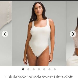 Lululemon Ultra-Soft square neck bodysuit